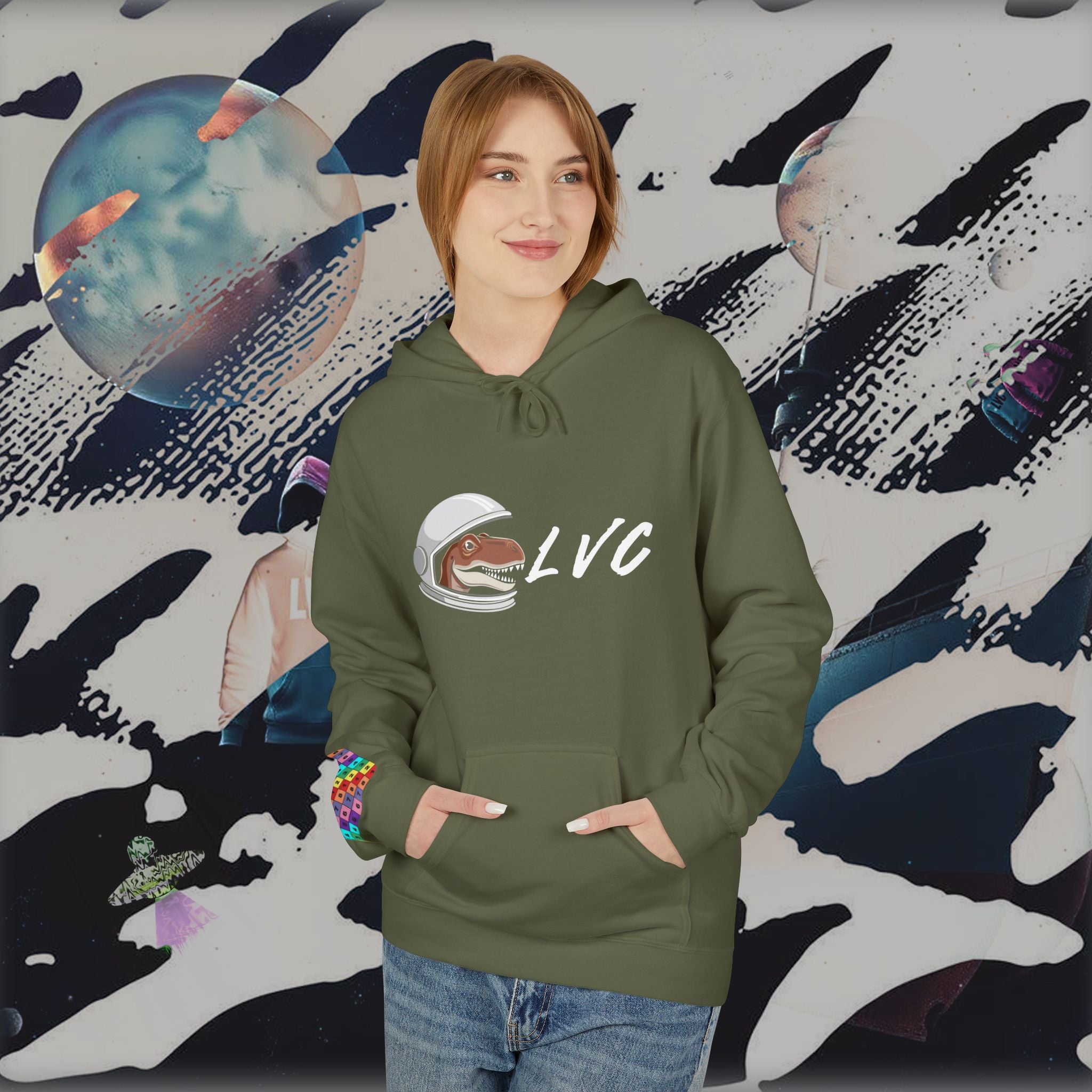 LVC Space Dinosaur Hoodie