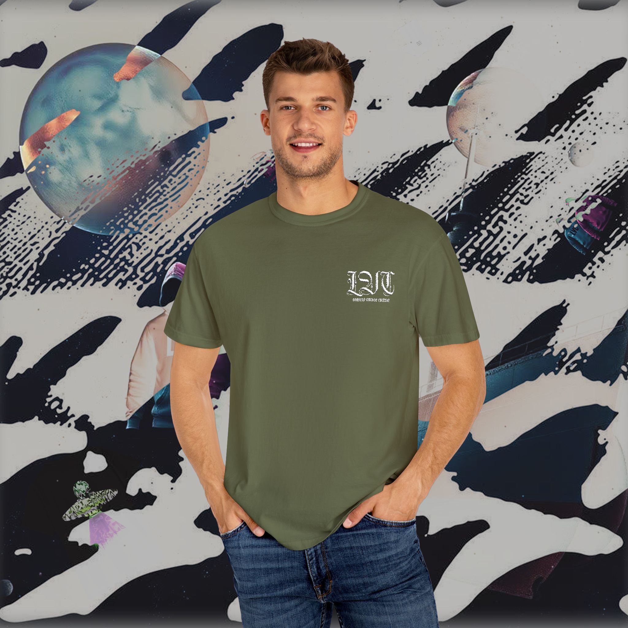 LVC logo Premium embroiled T-shirt