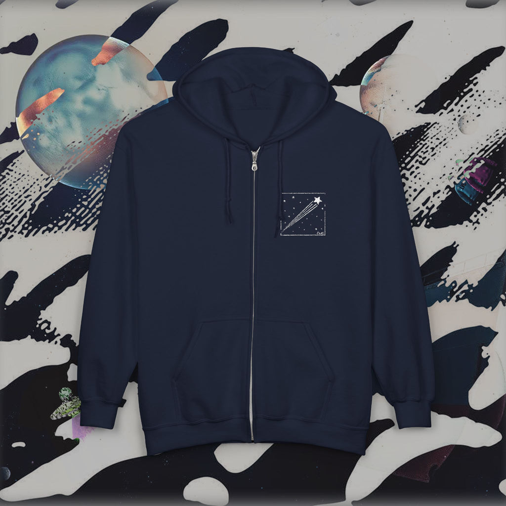 Premium Space Dinos LVC Zip Hoodie