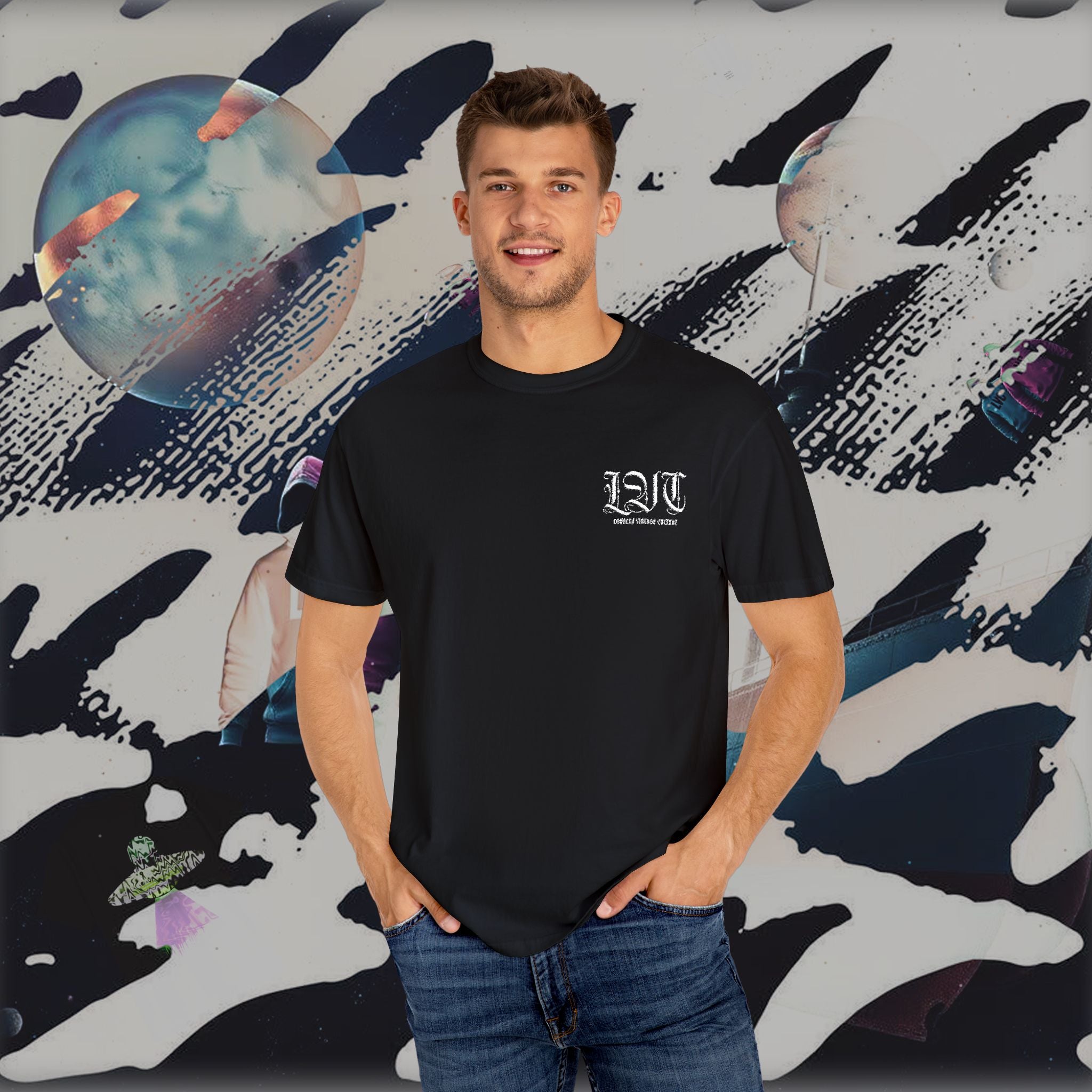 LVC logo Premium embroiled T-shirt