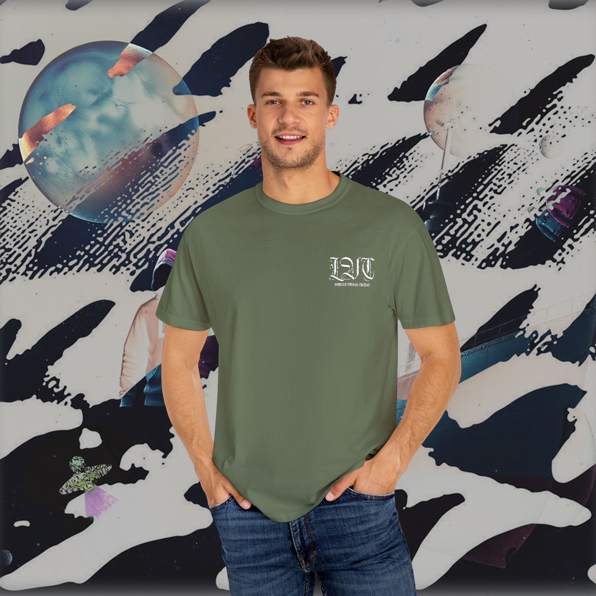 LVC logo Premium embroiled T-shirt